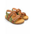Boys Sandal Brown Camouflage Double-Strap Cork Footbed