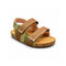 Boys Sandal Brown Camouflage Double-Strap Cork Footbed