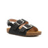 Boys Sandal Jet Black Double-Buckle