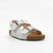 Boys Sandal White Double-Buckle
