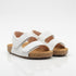 Boys Sandal White Double-Strap Backstrap