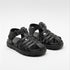 Boys Sandals Black Multi-Strap Fisherman