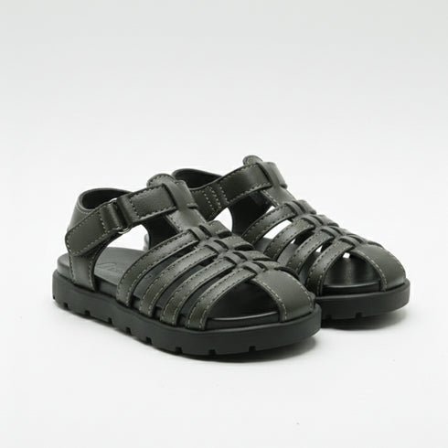 Boys Sandals Olive Multi-Strap Fisherman