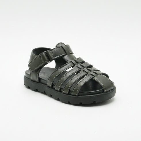 Boys Sandals Olive Multi-Strap Fisherman