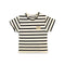 Boys Striped T-Shirt Cream Black