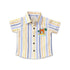 Boys Beach Suit Set White Blue