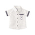 Boys Summer Vibe Suit Set Grey White