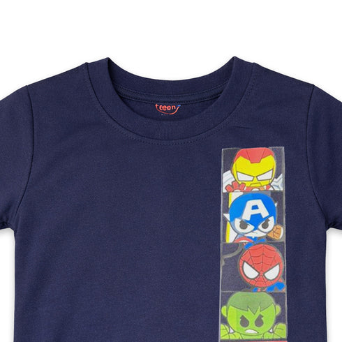 Boys Avengers Graphic T-Shirt Navy