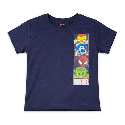 Boys Avengers Graphic T-Shirt Navy