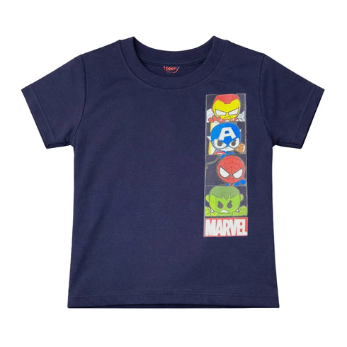 Boys Avengers Graphic T-Shirt Navy