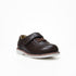 Brown Boys Formal Shoes with Velcro Strap