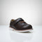 Brown Boys Formal Shoes with Velcro Strap