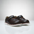 Brown Boys Formal Shoes with Velcro Strap