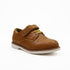 Brown Perforated Apron Toe Derby Boys Shoes