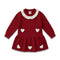 Baby Girls Dark Brown Woolen Frock for 6–24 Months