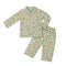 Basics Cotton Butterfly Baby Night Suits Green PJ Set 0–6 Years