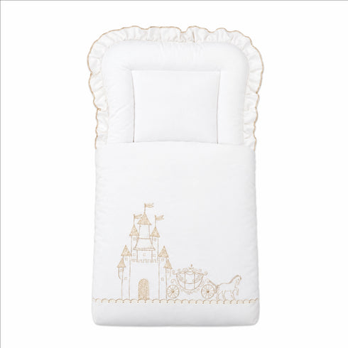 Basics White Castle Baby Carry Nest for Newborns 0m+