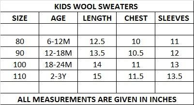 Toddler Boys Soft Wool Formal Sweater 16852