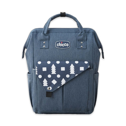 Chicco Navy Baby Bag for Infants with Diaper Storage