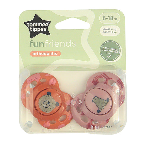 Tommee Tippee Closer to Nature Orthodontic Soothers 6–18M (2 Pack) TT433358