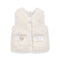 Cream Fur Baby Shirts Jacket with Parachute Lining 9M-4Y