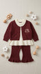Baby Girls Woolen Sweater and Trouser Suit 6–24 Months