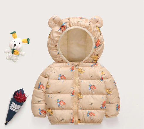 Kids Puffer Jacket Dino 14107