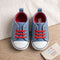 Blue and Red Baby Boys Footwear Prewalker Shoes 0–18 Months
