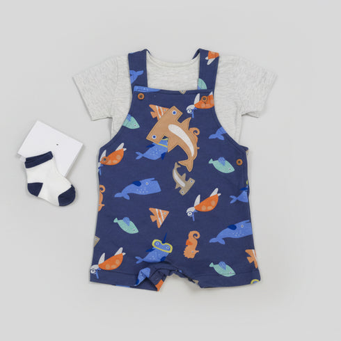 Dangri Suit with T-Shirt & Socks Sea Adventure