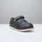 Dark Grey Textured Vamp Dress Shoes with Strap