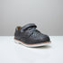 Dark Grey Textured Vamp Dress Shoes with Strap