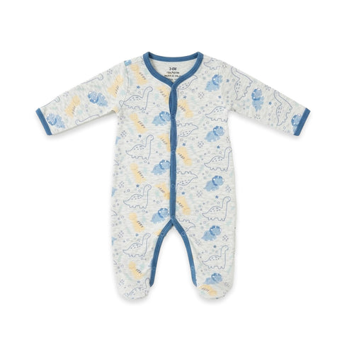 Muslin Cotton Dino Baby Boy Romper Winter 0-9M
