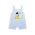 Dungaree Suit with Bodysuit Blue & White Astronaut