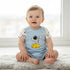 Dungaree Suit with Bodysuit Blue & White Astronaut