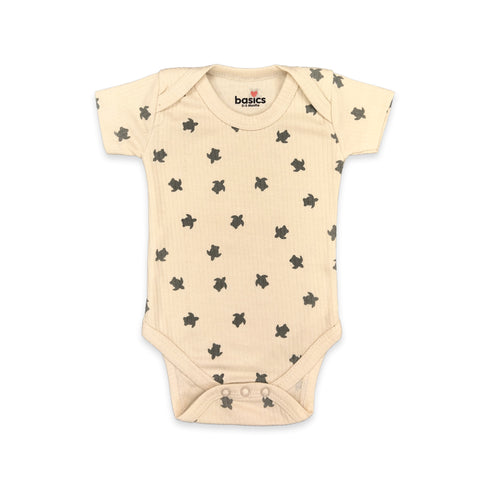Dungaree Suit with Bodysuit Green Baby Turtle