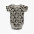Dungaree Suit with Bodysuit Maroon & Grey Mickey