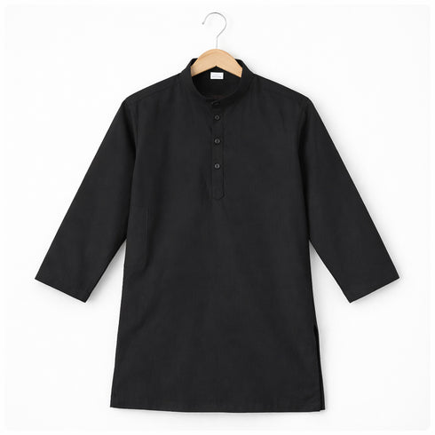 Eastern Wear Boys Shalwar Kameez with Waistcoat Black