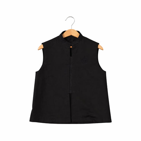 Eastern Wear Boys Shalwar Kameez with Waistcoat Black