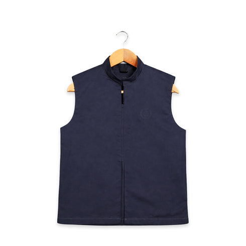 Eastern Wear Boys Shalwar Kameez with Waistcoat Navy Blue