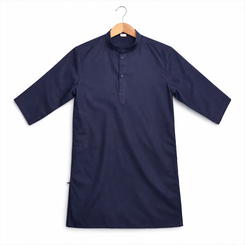 Eastern Wear Boys Shalwar Kameez with Waistcoat Navy Blue