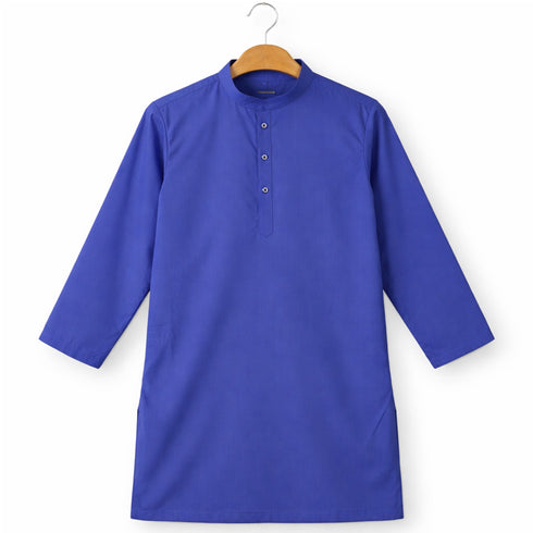 Eastern Wear Boys Shalwar Kameez with Waistcoat Royal Blue