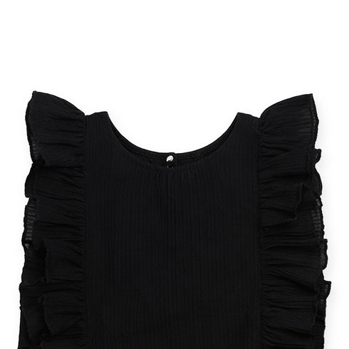 Eastern Wear Co Ord Set Top and Trouser Black Striped