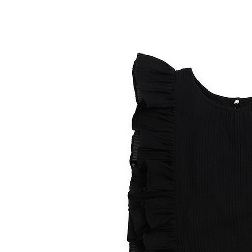 Eastern Wear Co Ord Set Top and Trouser Black Striped