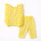 Eastern Wear Co Ord Set Top and Trouser Yellow Striped