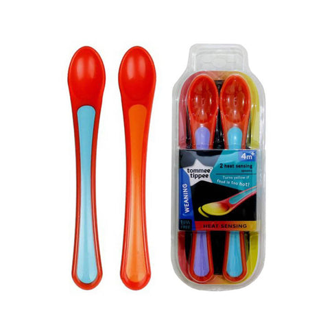 Tommee Tippee Easy Grip Heat Sensor Spoon Set (2 Pack)