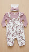 Floral Cotton Baby Girl Dungaree Suit 0–18 Months