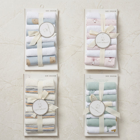 Face Towels Pack of 8 Calliebear Baby Boys & Girls