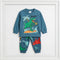 Fleece Blue Roar Dino Sweatshirt and Trouser Set for Toddler Boys 2–7 Years