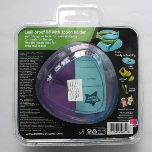Tommee Tippee Feeding Bowl with Spoon and Leakproof Lid
