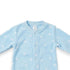 Blue Fleece Star Print Baby Romper 0-9M